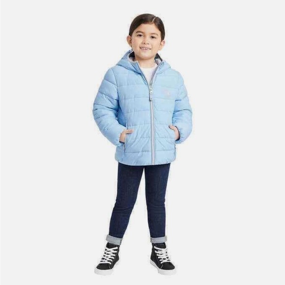 NWT Gerry Poly Jersey Lined Bubble Puffer Winter Jacket in Blue - Size 4T - Picture 4 of 9